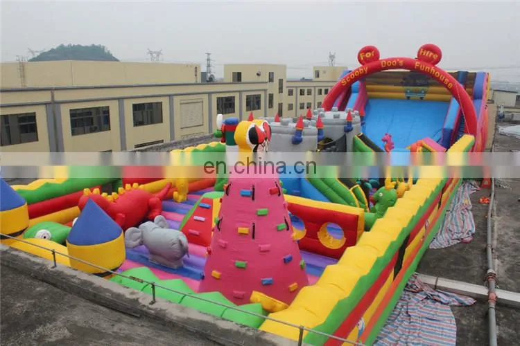 Giant kids outdoor toys inflatable fun city on sale