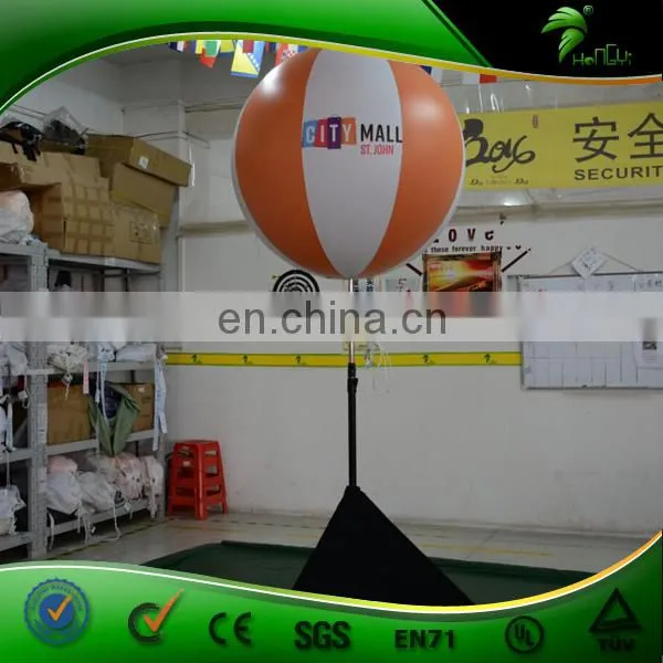 Outdoor Led Display Inflatable Tripod Balloon Customized Design Trade Show Bracket LED Lighting Ball