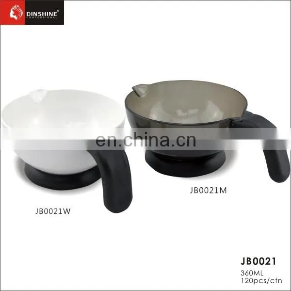 beauty salon equiment Hair Coloring plastic Bowl with Rubber Stand