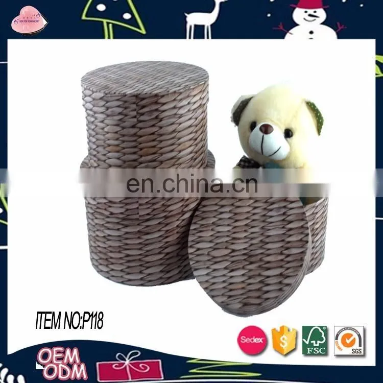 Online shopping kid toy round box storage boxes