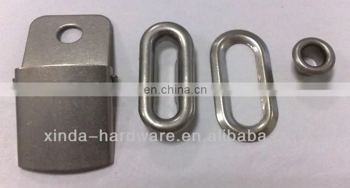 Brass and iron stainless steel material are available Ladder buckle for bag and cap buckle adjust buckle