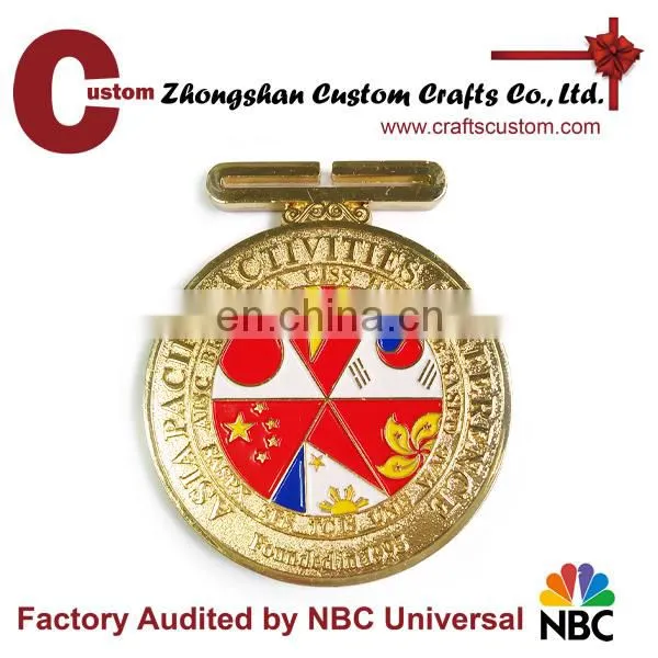 Large size commemorative medal with custom design