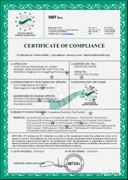 CE Certificate