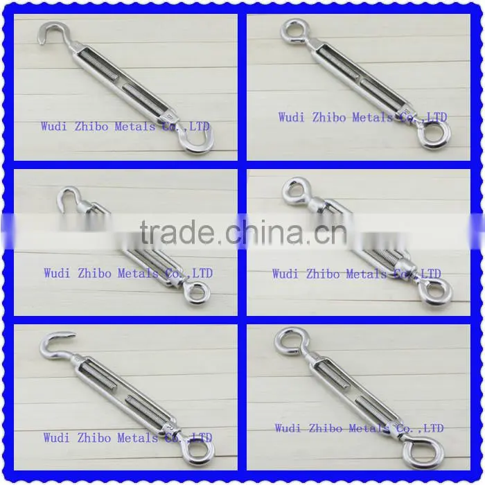 China manufacture DIN1480 turnbuckle hook and eye with high quality