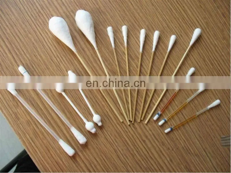 Automatic cotton swab making and packing machines
