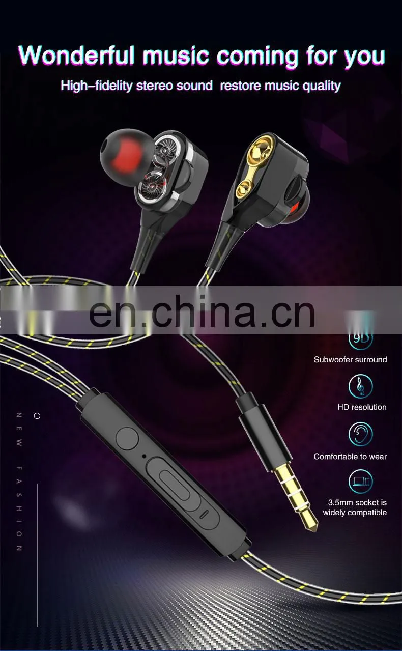 Golden Sky 2020 Hot Sell Free Sample Headphone Earphone Sport In Ear Earphone Gaming Headset Headphone Headset Wired Earphone