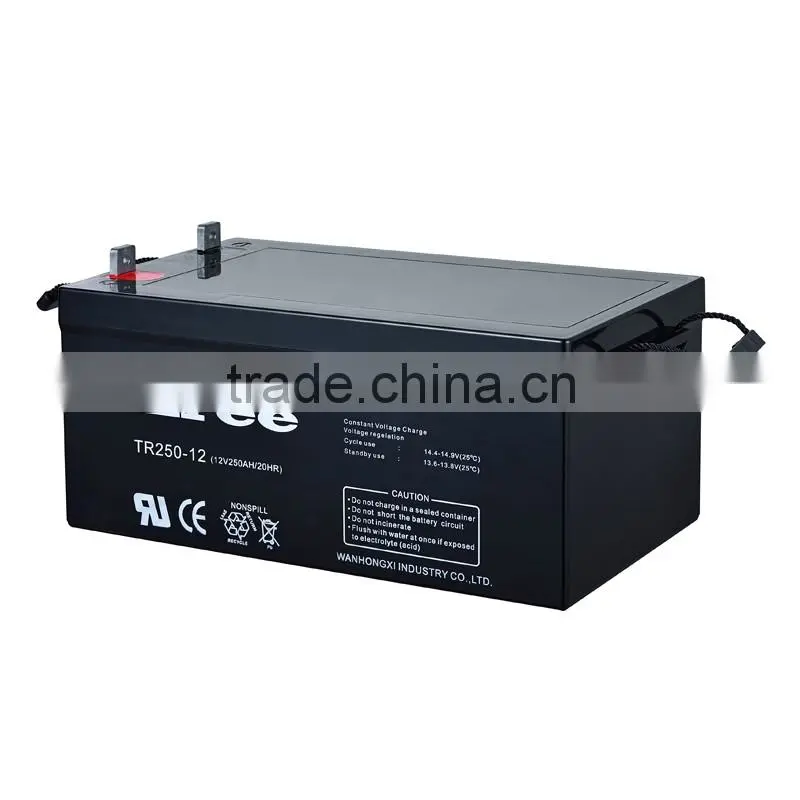 high quality Deep Cycle Battery Price 12v 250ah Gel Battery For Inverter Manufacturer