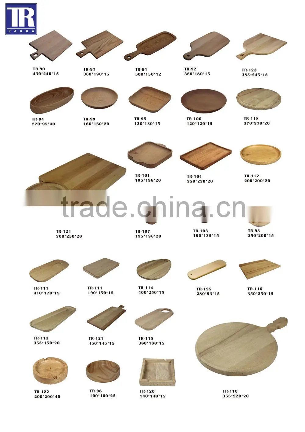 Oak Square Cutting board,Solid Wood Cutting Board,Natural Wood Bread Board