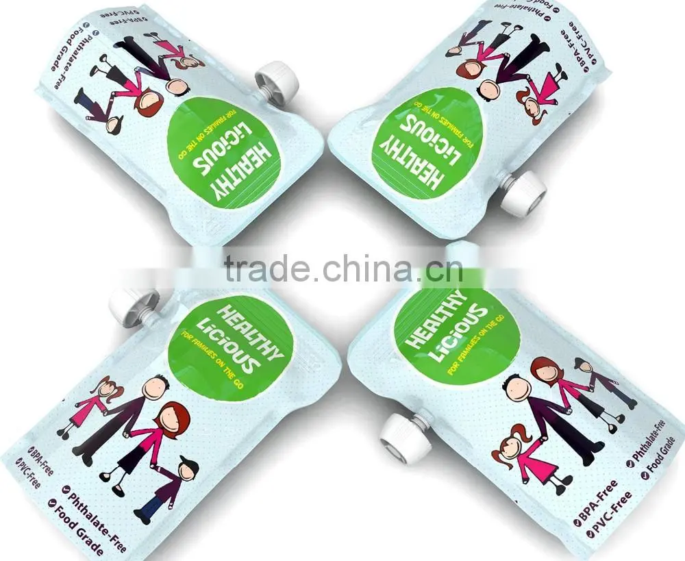 Heat Seal Sealing & Handle Baby Food Spout Pouch