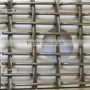 stainless steel decorative mesh metal curtain wall