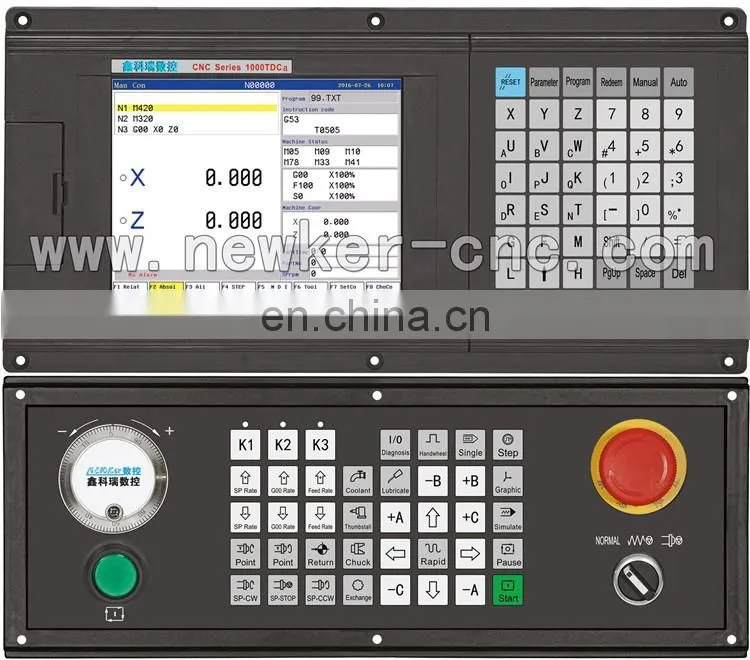 China brands NEWKer cnc controller board kit with box for lathe system