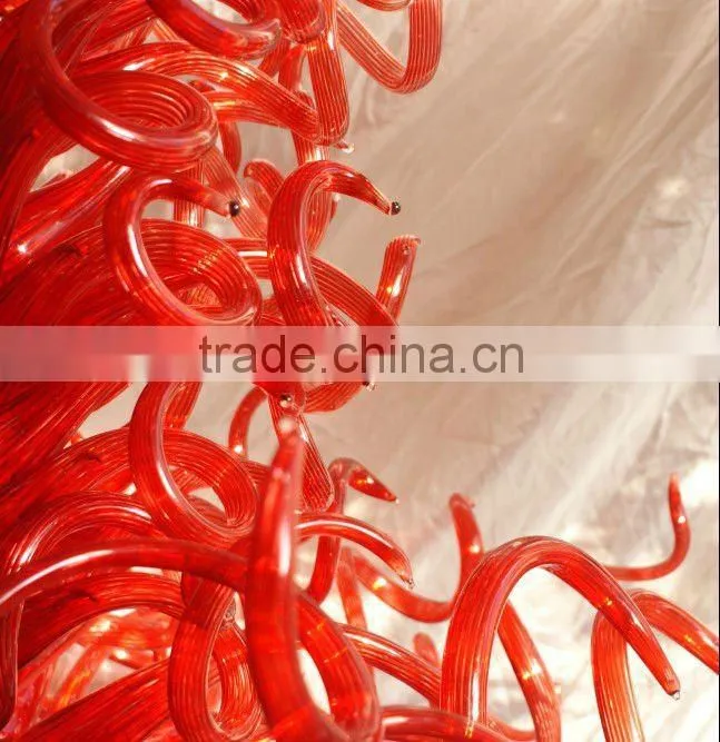 Red Murano Glass Sculpture for Outdoor Decor