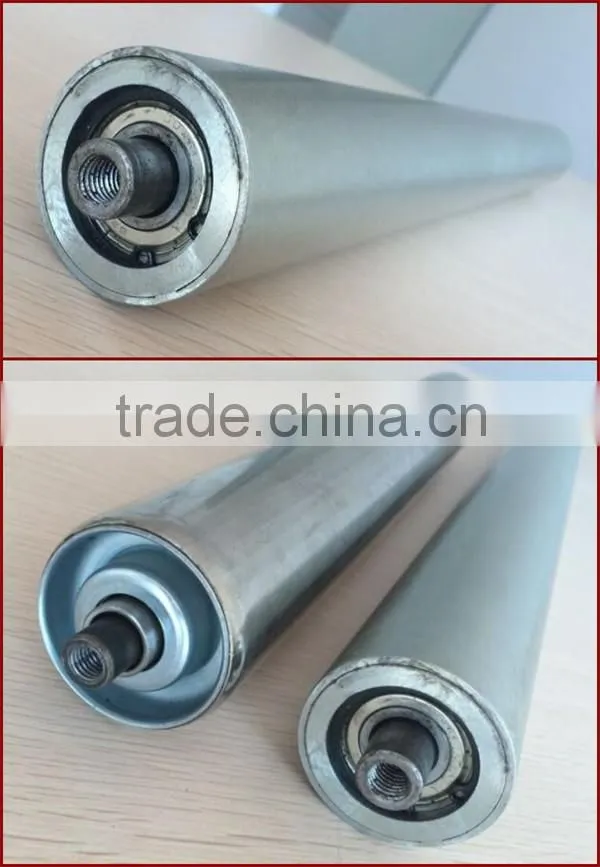 Zinc plated roller end caps for Gravity conveyor rollers