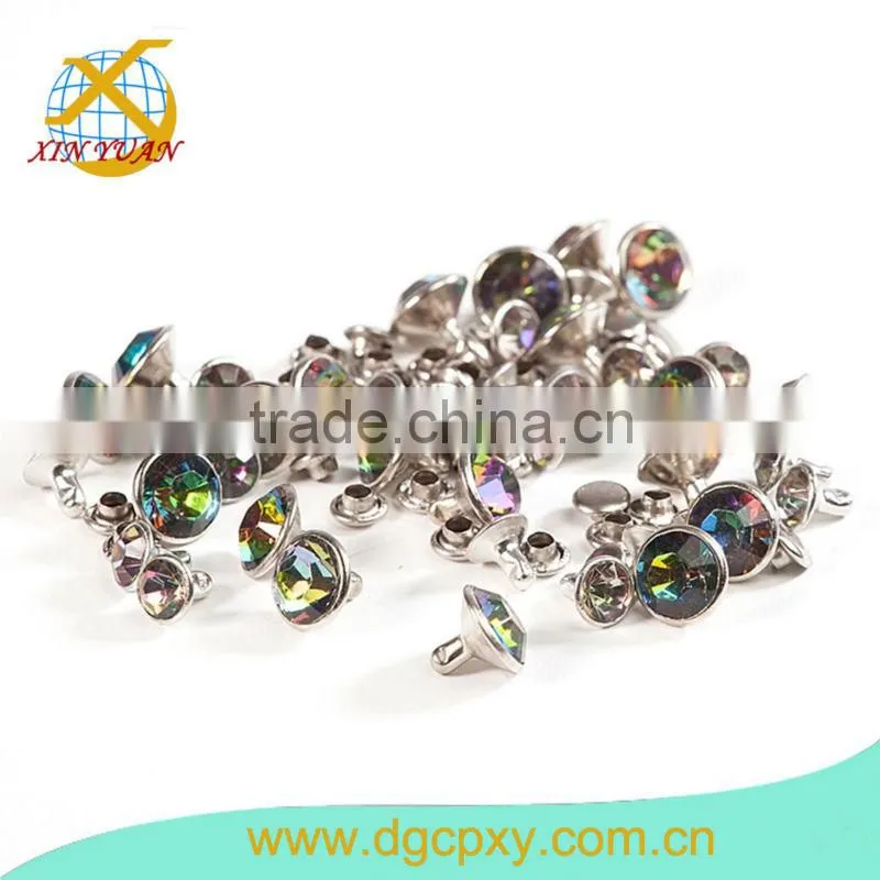 2014 hot trends Nice Purse Hardware Green sparkle rivets pearl