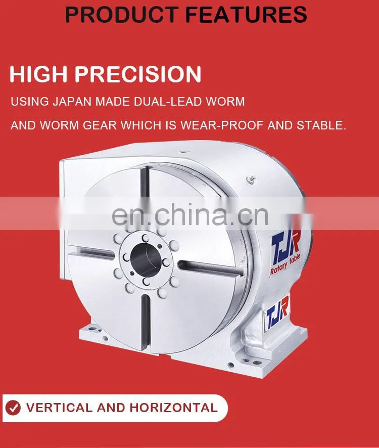 New turntable 4 axis cnc AR-210B fourth axis table with tailstock cnc 4th axis cnc rotary table with powerful pneumatic brake