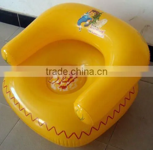 pvc inflatable dora sofa for kids