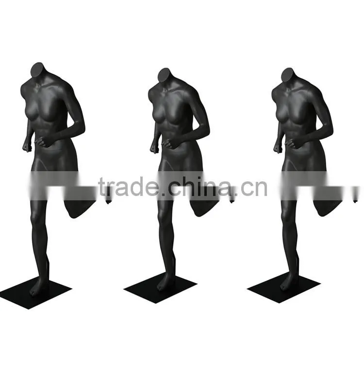 sport running headless female mannequin