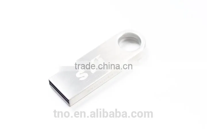 promotional gift custom metal slim usb flash drive