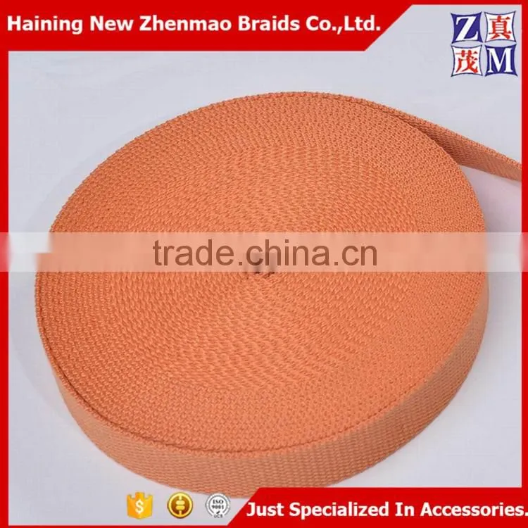 Wholesale low price colored polyester seat belt webbing