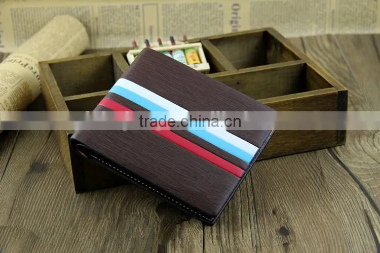 youth Korean style pu leather men's wallet