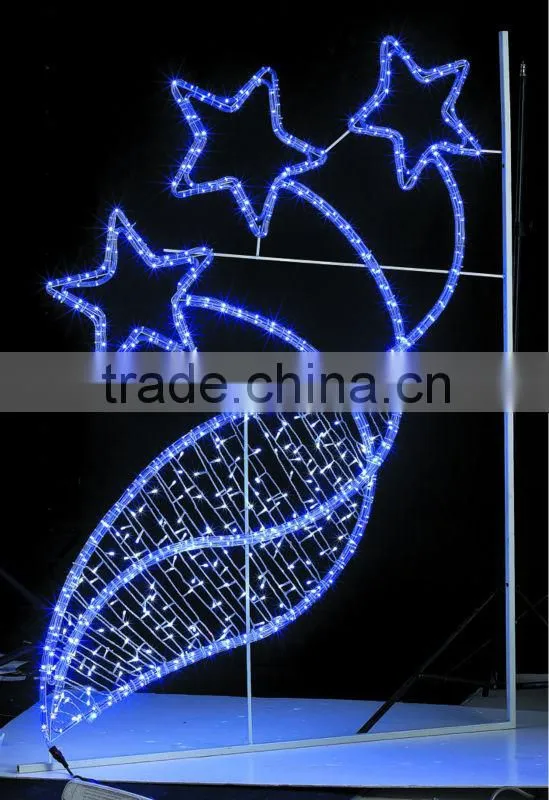 Christmas street light decorations for outdoor