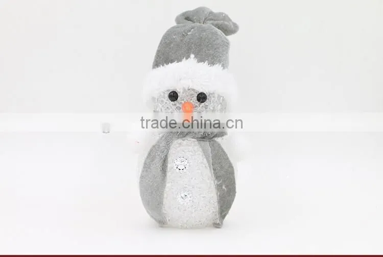 Flashing LED Snowman XMAS Tree Hanging Ornament Christmas Gift Light Up Toy Led Christmas Light
