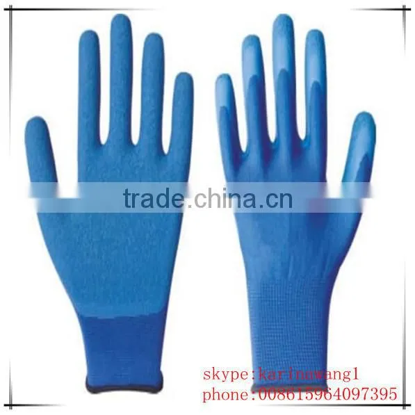 latex coated safety working gloves,factory direct price