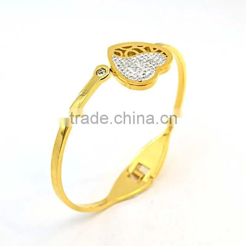 wholesale bangles high quality Gold Color Luxury Bracelet for women