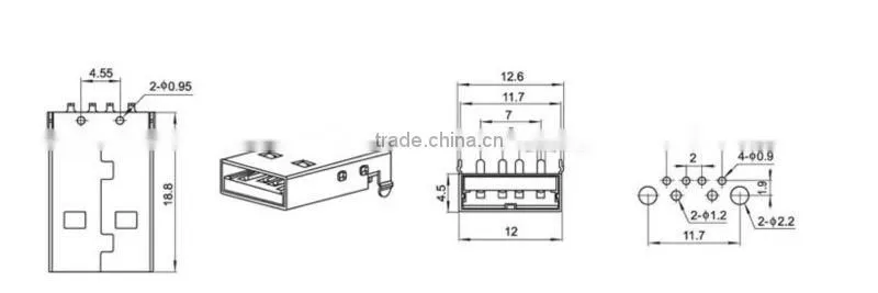 Universal usb jack