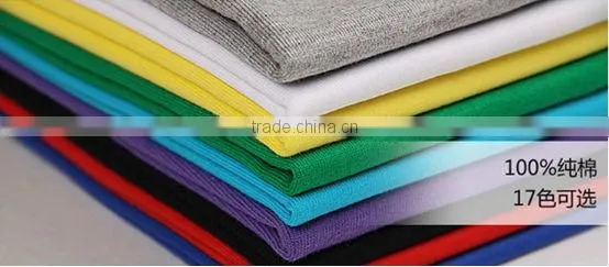 100% cotton t-shirt ,custom round neck t-shirt wiht heat transfer printing,sublimation shirt