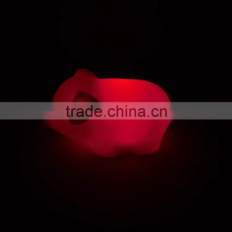 Lovely Plastic PIG Style Multicolor LED Light For Promotiom Gift