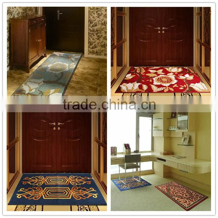 China manufacture cheap high quality nice design washable carpet rug