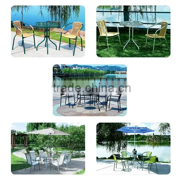 hot salling!!! outdoor rattan dining table chairs