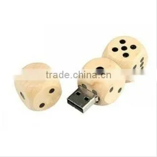 High Quality Promotion Usb Flash Disk with Wooden keyring usb flash drives