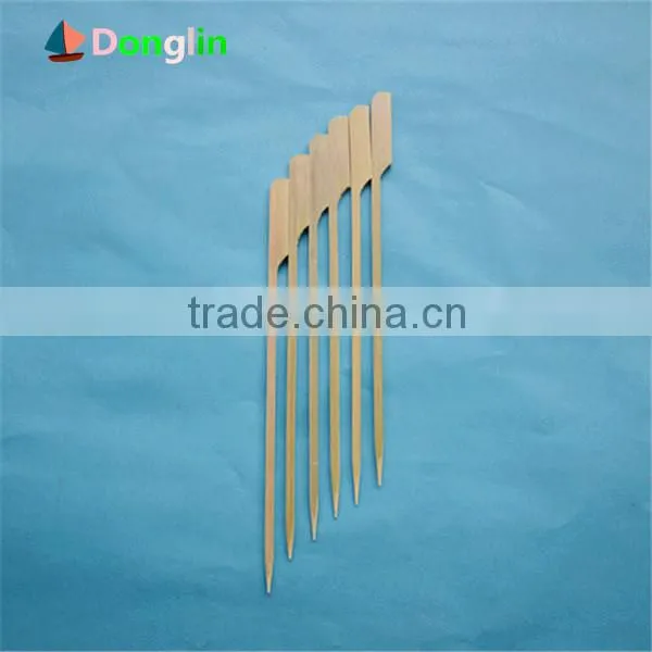 Flag bamboo skewer with natural green skin