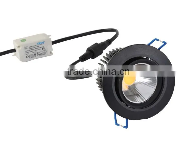 high quality 6w high powerful led round downlight