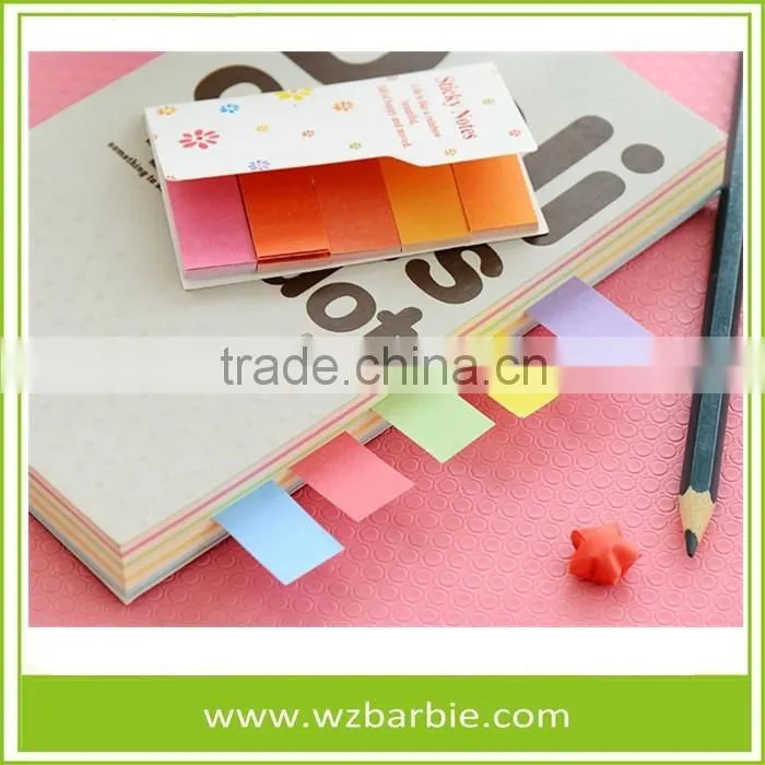 Colours Self-adhesive Removable Die-Cut Sticky Note In Memo Pad For Office
