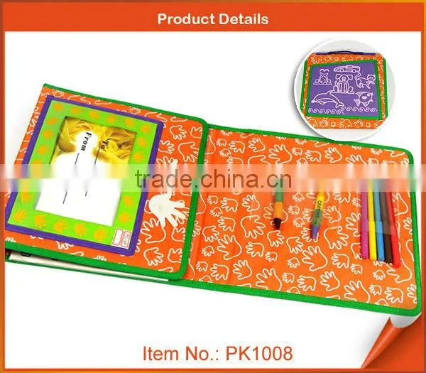 One set drawing kit for kids - with scissor, rule and color pen