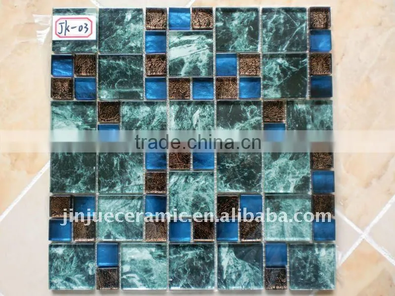 flower border tiles glass tile Glass Mosaic hand make tile