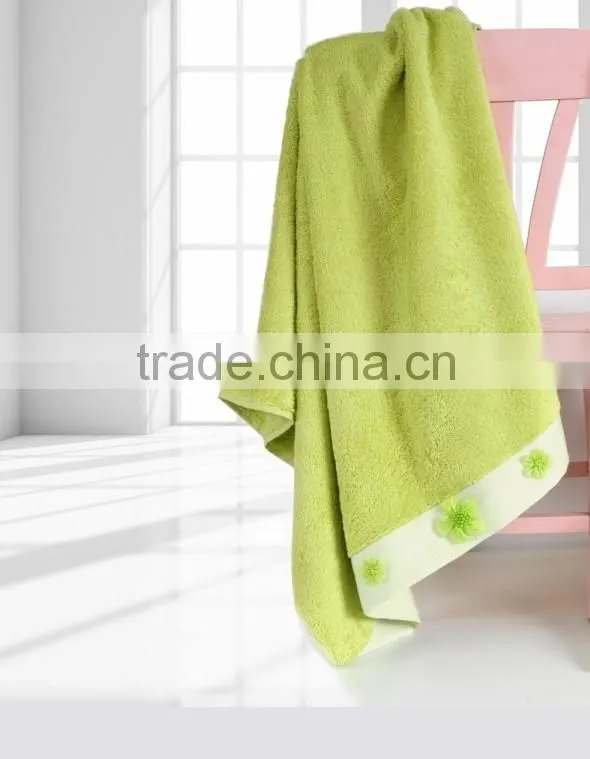 100% cotton microfiber fabric yard for bath towel