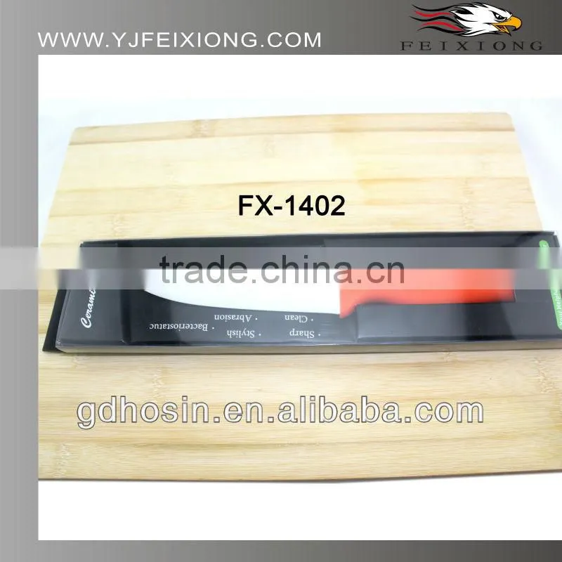 3" colorful handle ceramic knife with window box