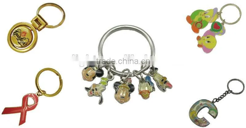 Custom Promotional 3D Rubber Soft PVC Key Ring Keychain