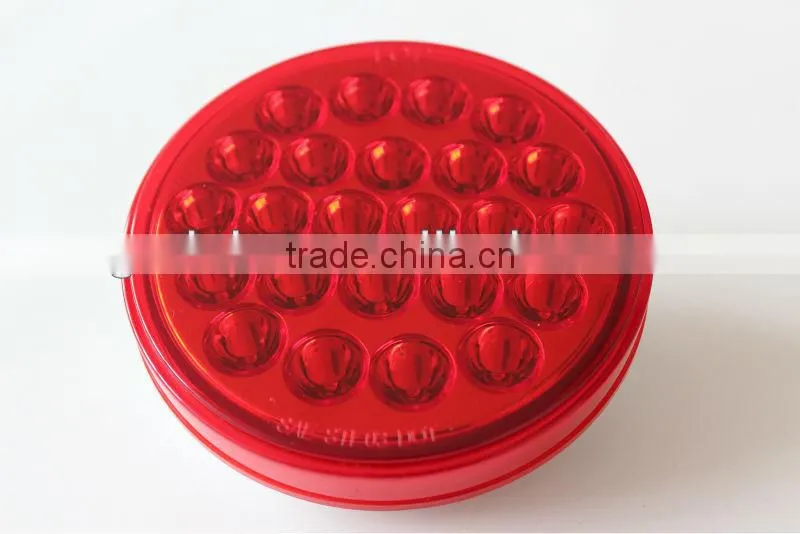 DOT approval JUMBO trucks 4inch round hamburger led tail light