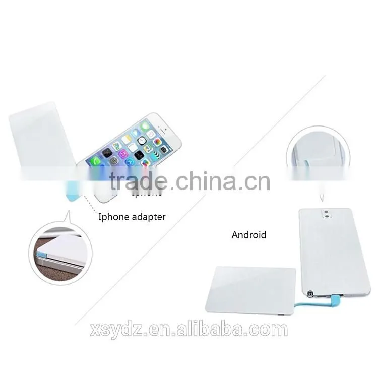 2600mah power supply Ultra thin thanksgiving gift card