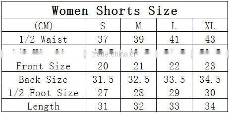 Produce Hot Sale Office Black Women Mma Shorts