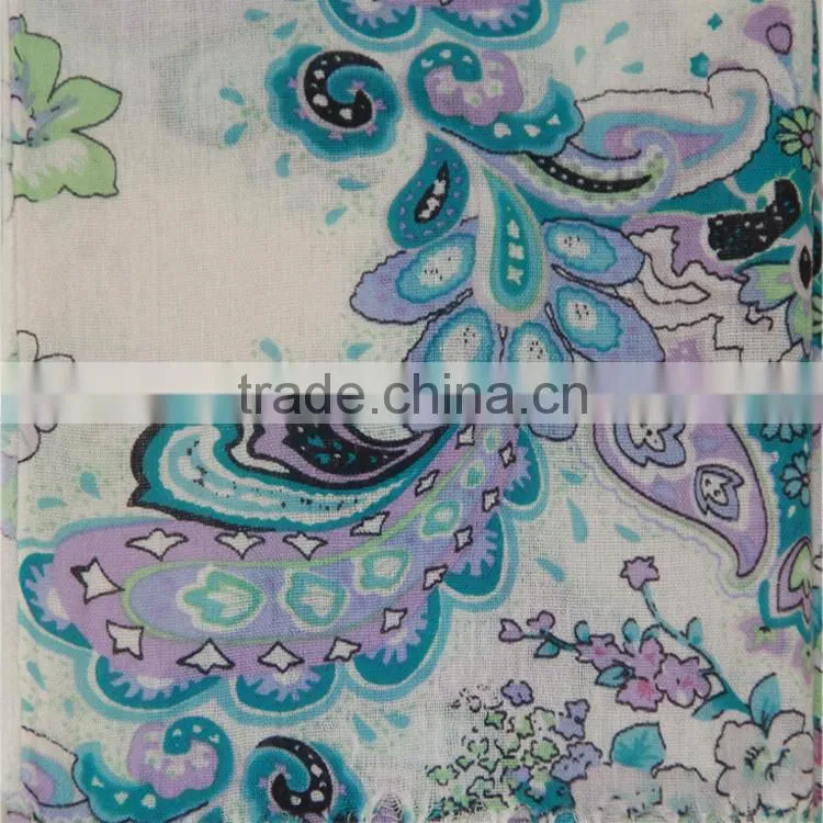 fashen fashion viscose silk shawl scarf supplier