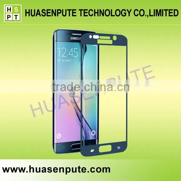 Full Covered Transparent Tempered Glass Screen Protector For Samsung Galaxy S6 Edge Plus