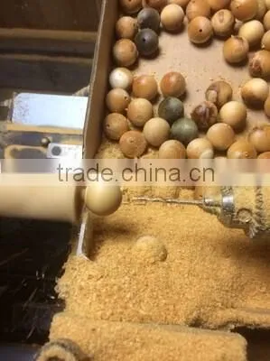 Automatic Wooden Beads Wood Bowl Wood Knob Making Machine Pray Beads Mini Lathe Machine