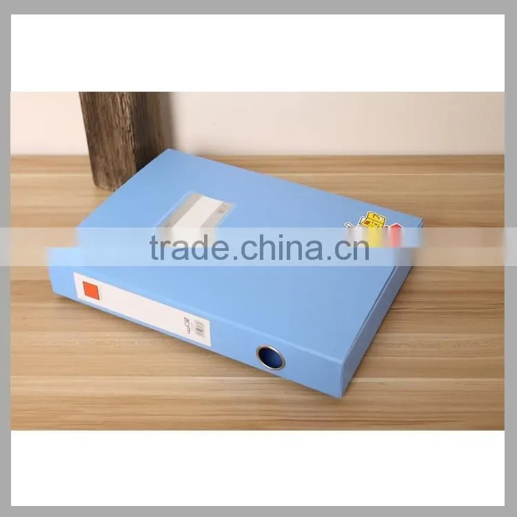 A4 PP poly file box with name card holder