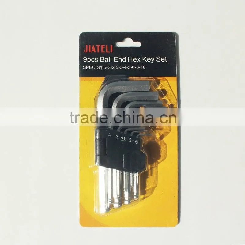 9pcs Ball End Hex Key Set, Allen Key Set